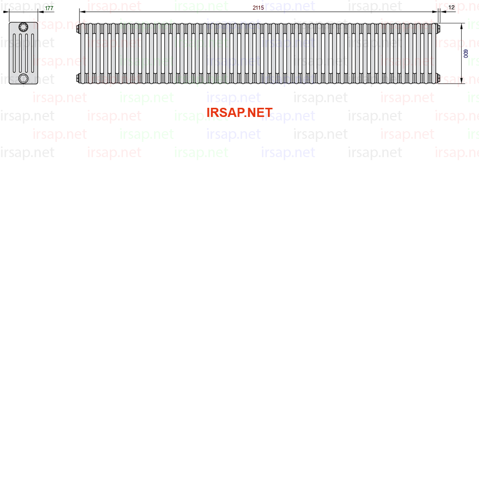 Радиатор IRSAP Tesi 50600/47 T22 CL 01